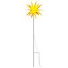 vidaXL Božična svetilka s talno konico LED zložljiva rumena 57 cm