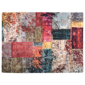 vidaXL Preproga pralna večbarvna 400x300 cm