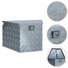 vidaXL Aluminijasta &scaron;katla 737/381x410x460 mm srebrna