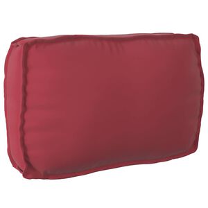 vidaXL Blazina Oxford tkanina Vinorodna rdeča 70 x 40 x 12 cm