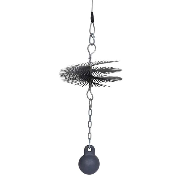 Okrogla Krtača za Či&scaron;čenje Dimnika Diameter 20 cm