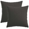 vidaXL Prevleka za blazino 2 pcs HEERLEN Temno siva 30 x 30 cm