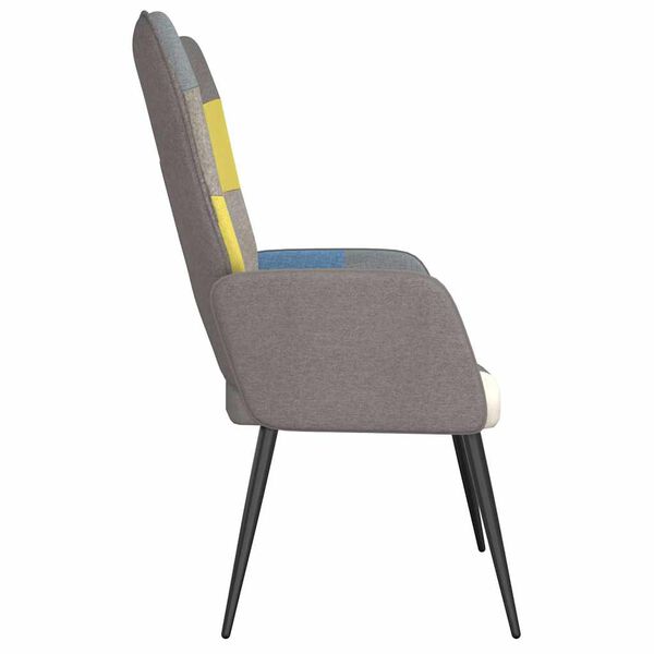 vidaXL Stol za sproščanje večbarvno blago