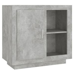 vidaXL Komoda betonsko siva 80x40x75 cm