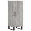 vidaXL Komoda siva sonoma 34,5x34x90 cm inženirski les