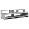 vidaXL Studio pisalna miza Betonsko siva 152 x 42,5 x 36 cm