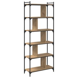 vidaXL Knjižna omara 5 ravni 76 x 32 x 192 cm Inženirski les