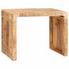 vidaXL Stranska miza Rjava 60 x 35 x 46 cm Masiven les manga