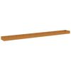 vidaXL Vrtna visoka greda 960x100x36 cm corten jeklo