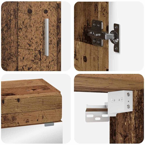 vidaXL Komplet pohi&scaron;tva za kopalnico TULUM Star les Konstruiran les