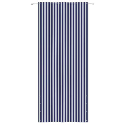 vidaXL Balkonsko platno modro in belo 120x240 cm tkanina Oxford
