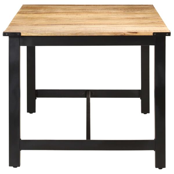 vidaXL Jedilna miza 180x90x76 cm trden robusten mangov les