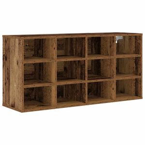 vidaXL Omara za čevlje 103 x 30 x 51 cm Inženirski les Star les