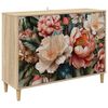 vidaXL Strani &scaron;al BORNE Sonoma 102 x 33 x 75 cm Inženirski les