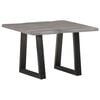 vidaXL Klubska mizica z živimi robovi 60x60x40 cm trden akacijev les