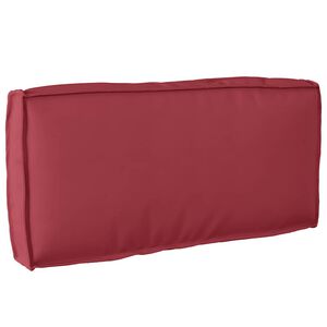 vidaXL Blazina Oxford tkanina Vinorodna rdeča 80 x 40 x 12 cm
