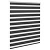 vidaXL Zebrasto Senčilo 140 x 175 cm Črne Barve