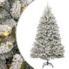 vidaXL Umestno božično drevo 300 cm 300 LED Toplo bela PVC in jeklo