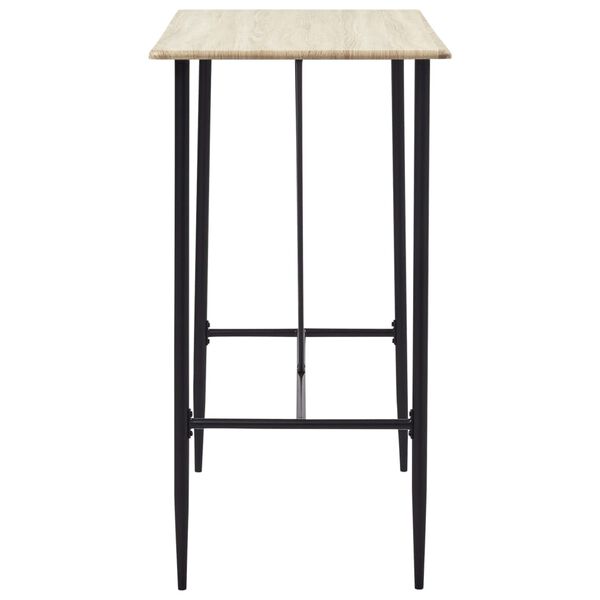 vidaXL Barska garnitura 5-delna iz blaga svetlo siva