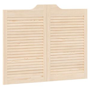 vidaXL Vrata na hod 80 x 50 cm Trdna borovina Naravna