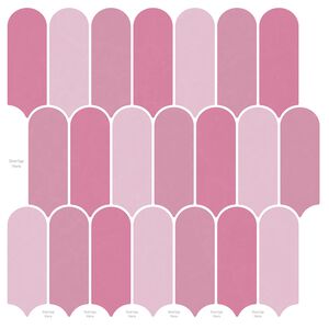 vidaXL Plo&scaron;čica perja 10 pcs Roza 30 x 30 cm Poliuretan in PET