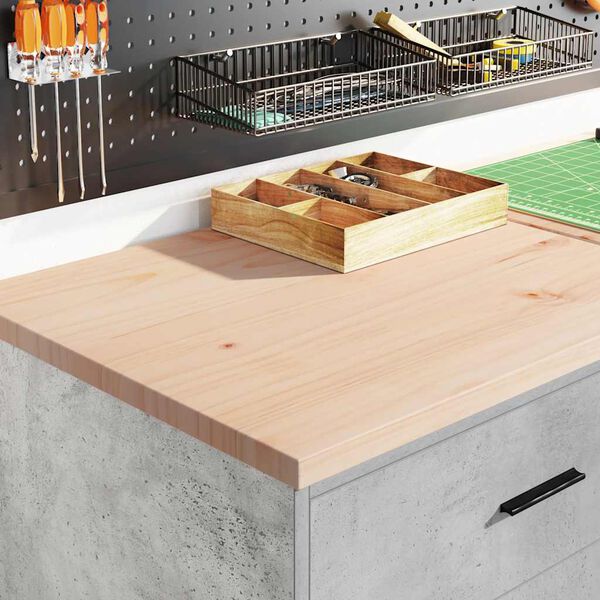 vidaXL Garažna omara za shranjevanje 60x51x85 cm trdna borovina