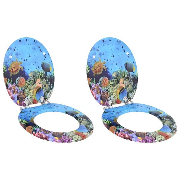 vidaXL Pokrivalo za strani&scaron;če 2 pcs Temno morsko modra 44 x 38 cm