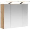 vidaXL Kopalni&scaron;ka ogledalna omara Artisan hrast 60 x 14,5 x 50 cm