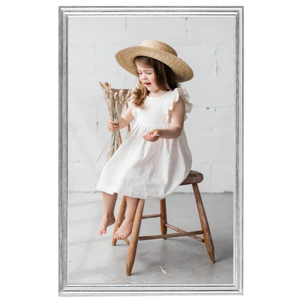 vidaXL Foto okvirji 3 kosi namizni srebrni 10x15 cm MDF