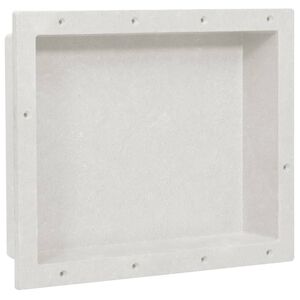 vidaXL Ni&scaron;a za tu&scaron; kabino mat bela 41x51x10 cm