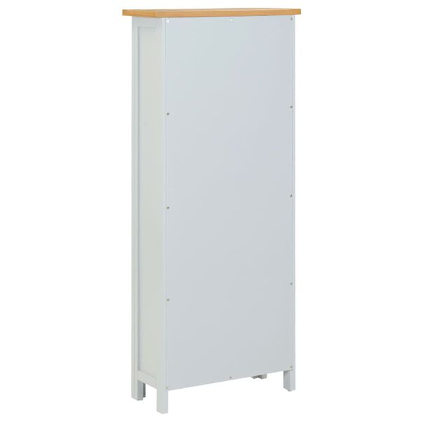 vidaXL Omara za shranjevanje 50x22x122 cm trdna hrastovina