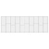 vidaXL Gabionska stena s pokrovi pocinkano jeklo 600x30x200 cm