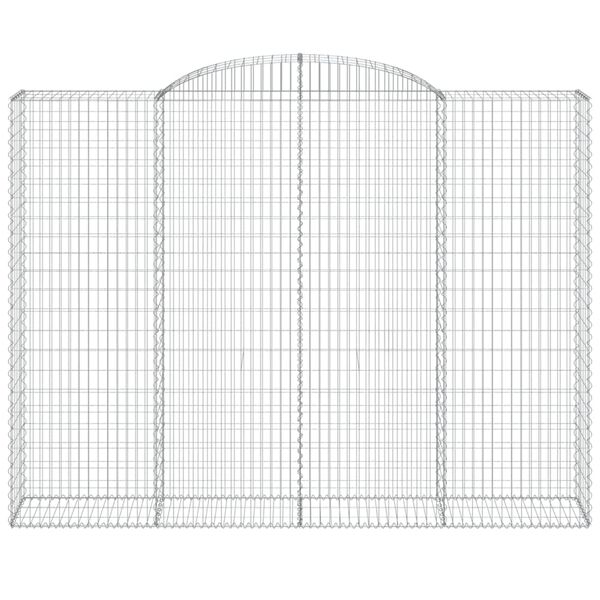 vidaXL Obokane gabion ko&scaron;are 13 kosi 300x50x220/240 m pocinkano železo