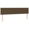 vidaXL Box spring postelja z vzmetnico temno rjava 180x200 cm blago