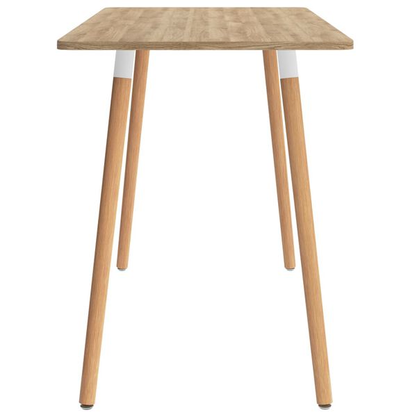 vidaXL Jedilna garnitura 5-delna roza