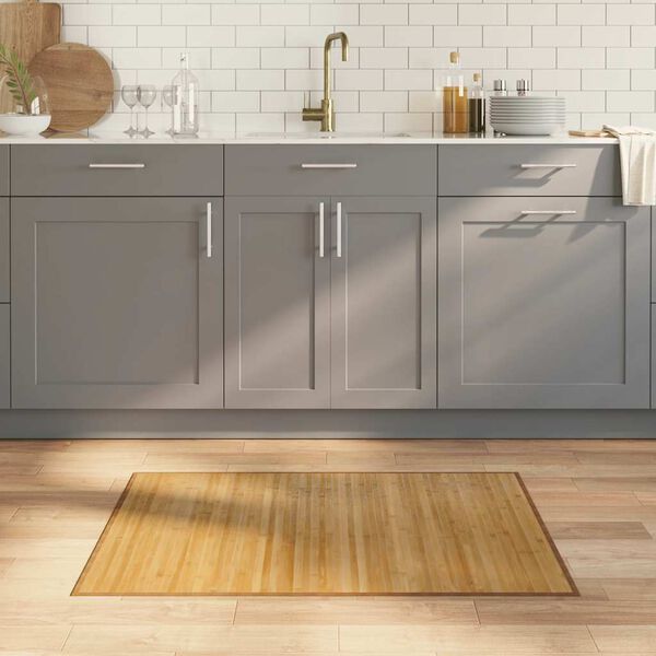 vidaXL Preproga pravokotna naravna 70x100 cm bambus