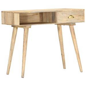 vidaXL Konzolna mizica 90x45x75 cm trden mangov les