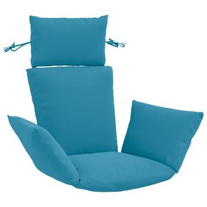 vidaXL Adirondack blazina PUTTEN 100% poliester Svetlo modra