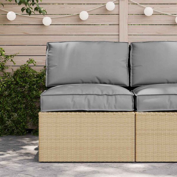 vidaXL Set blazin za palete 2 pcs Siva Oxford tkanina