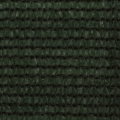 vidaXL Balkonsko platno temno zeleno 90x500 cm HDPE