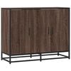 vidaXL Komoda rjavi hrast 94x35x76 cm inženirski les