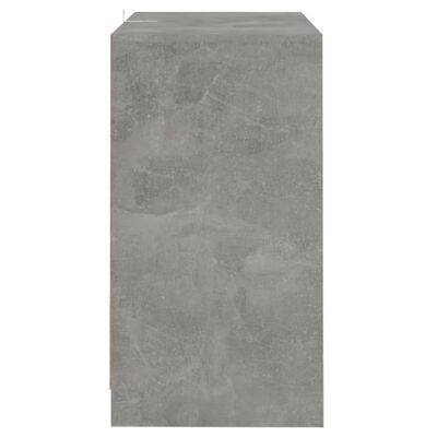 vidaXL Komoda betonsko siva 70x41x75 cm iverna plošča