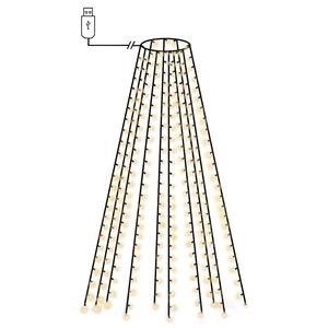 vidaXL Lučke za novoletno jelko 250 LED lučk 250 cm