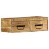 vidaXL Stenska TV omarica 60x30x19 cm trden robusten mangov les