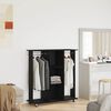 vidaXL Omara s polico Črni hrast 102 x 38 x 110 cm Konstruiran les