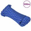 vidaXL Delovna vrv moder 5 mm 500 m polipropilen