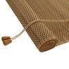 vidaXL Rolo Rjava 150 x 160 cm Bambus