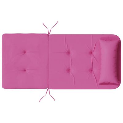vidaXL Blazine za stole Adirondack 2 kosa roza oxford tkanina