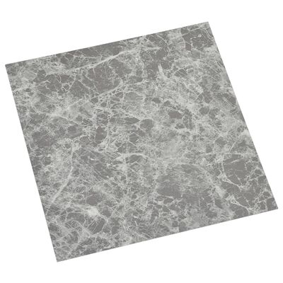 vidaXL Samolepilne talne plošče 55 kosov PVC 5,11 m² betonsko sive