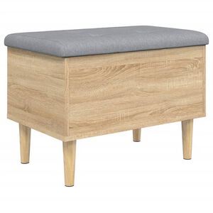 vidaXL Klop za shranjevanje sonoma hrast 62x42x46 cm inženirski les